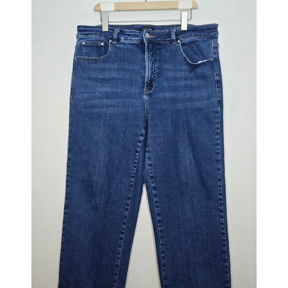 Universal Standard Etta High Rise Straight Leg Jeans Size 16 - Picture 2 of 5